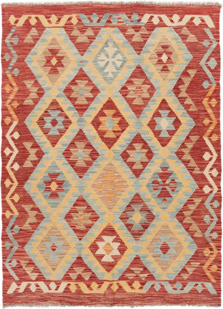 Afghanischer Teppich Kelim Afghan 175x128 175x128, Perserteppich Handgewebt