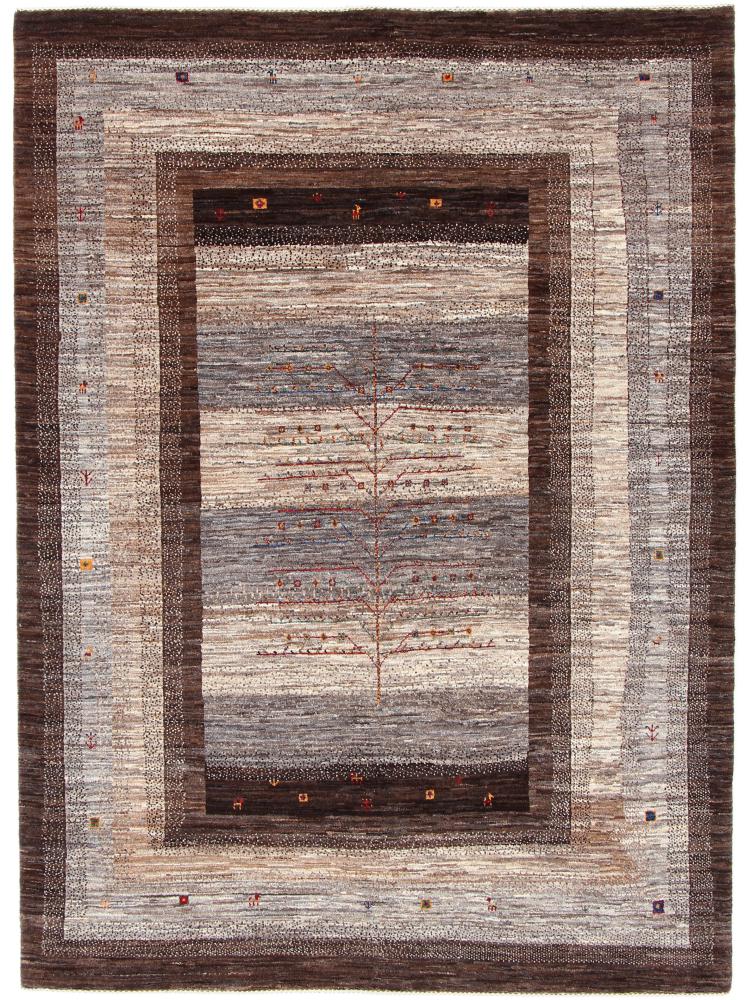 Persian Rug Persian Gabbeh Loribaft Nowbaft 245x178 245x178, Persian Rug Knotted by hand