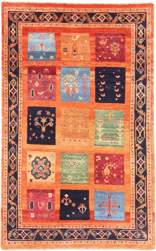 Persialainen matto Persia Gabbeh Loribaft 5'5"x3'5" 5'5"x3'5", Persialainen matto Solmittu käsin