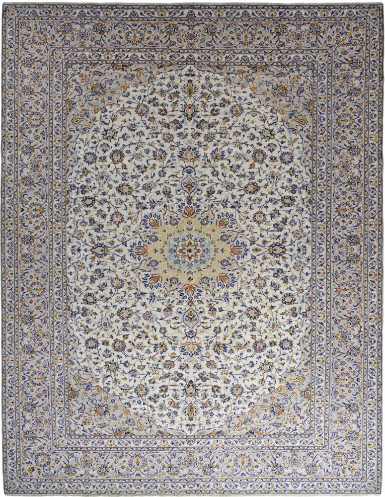 Tapis persan Kashan 390x302 390x302, Tapis persan Noué à la main