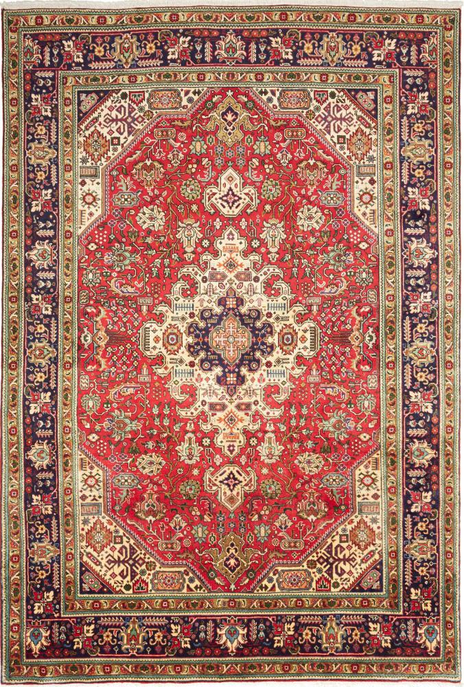 Persisk matta Tabriz 295x201 295x201, Persisk matta Knuten för hand