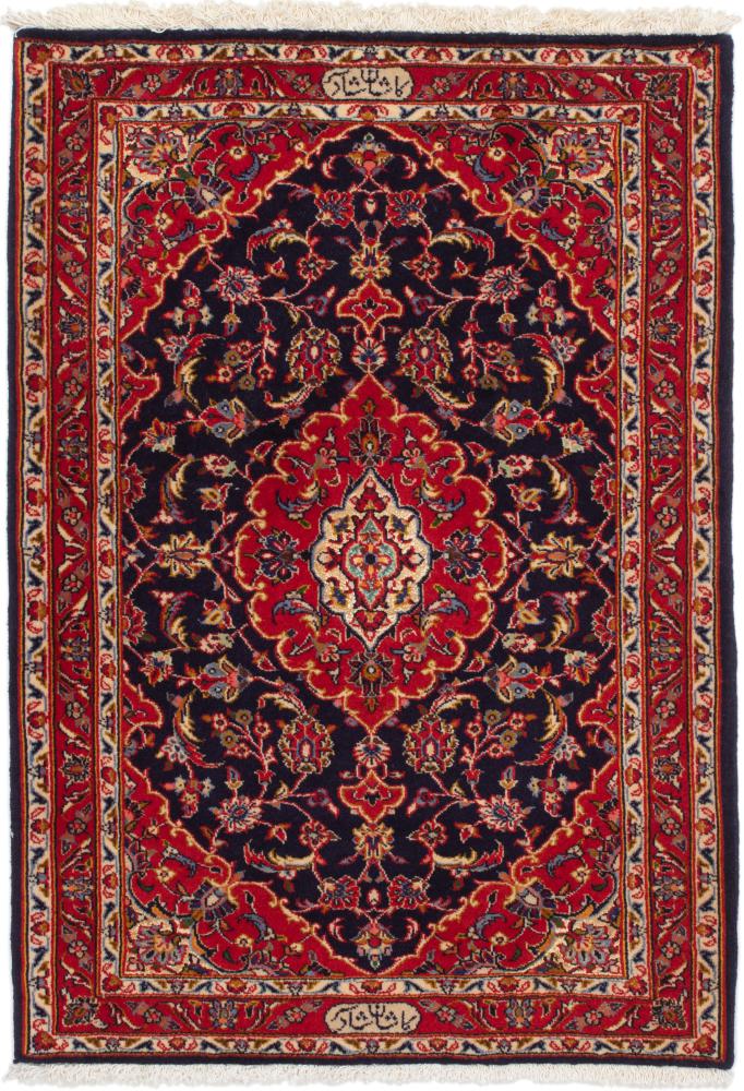 Persian Rug Keshan Kork 3'10"x2'8" 3'10"x2'8", Persian Rug Knotted by hand