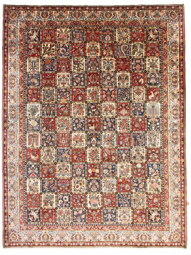 Persialainen matto Bakhtiar 411x311 411x311, Persialainen matto Solmittu käsin
