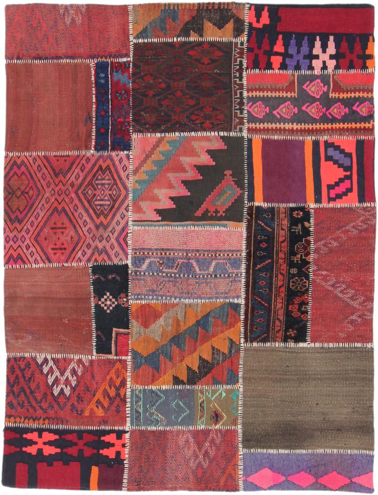 Persian Rug Patchwork 174x131 174x131, Persian Rug Knotted by hand