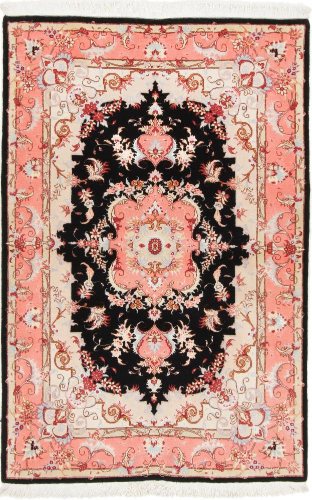 Tapis persan Tabriz 50Raj 158x103 158x103, Tapis persan Noué à la main