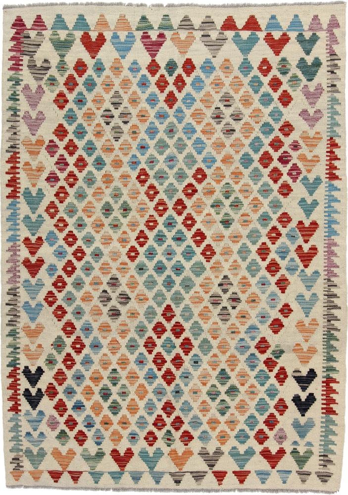 Alfombra afgana Kilim Afghan 5'9"x4'0" 5'9"x4'0", Alfombra persa Tejido a mano