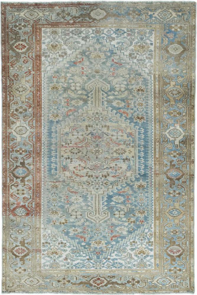 Persian Rug Hamadan Heritage 6'9"x4'4" 6'9"x4'4", Persian Rug Knotted by hand