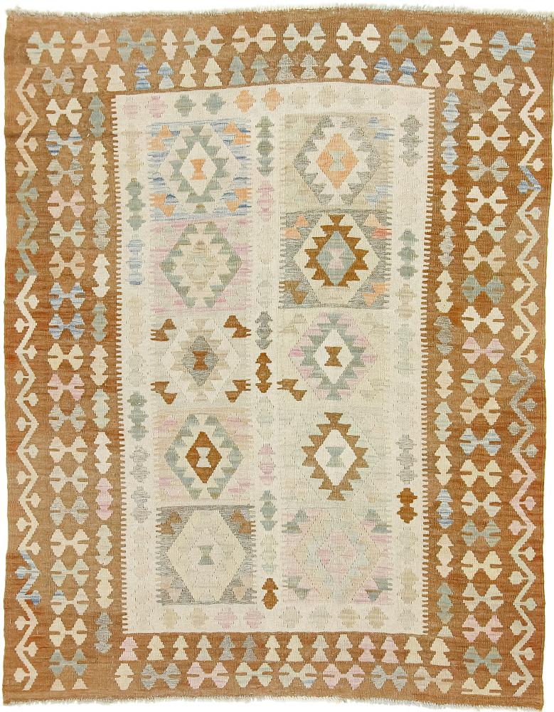 Afghan rug Kilim Afghan Heritage 6'4"x5'1" 6'4"x5'1", Persian Rug Woven by hand