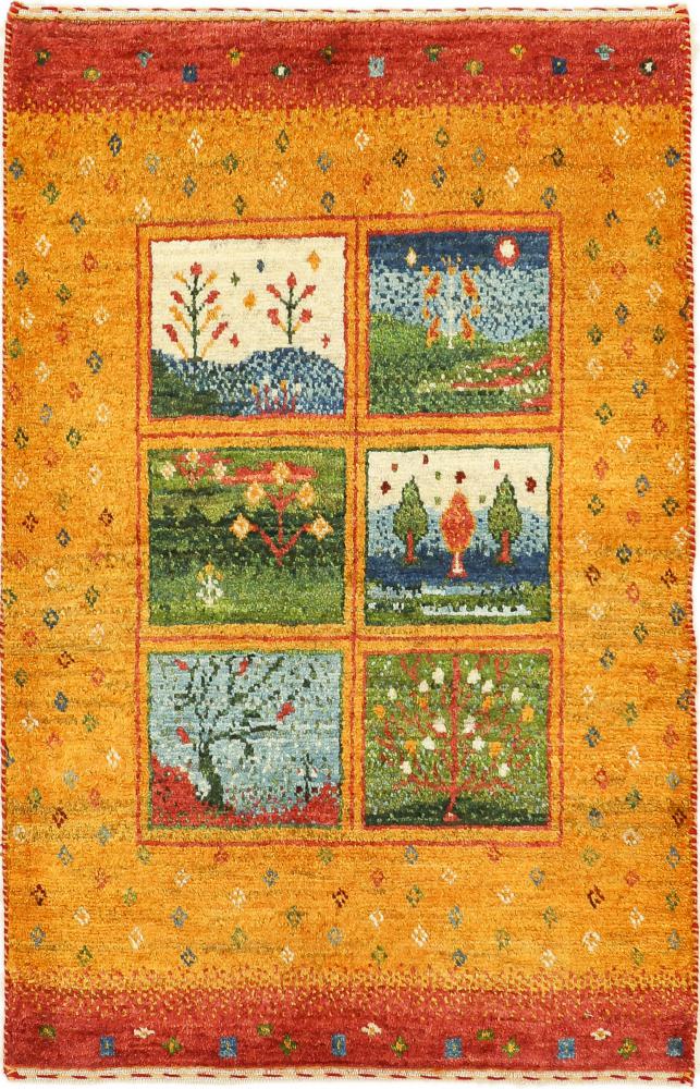 Persialainen matto Persia Gabbeh Loribaft Nature 94x62 94x62, Persialainen matto Solmittu käsin