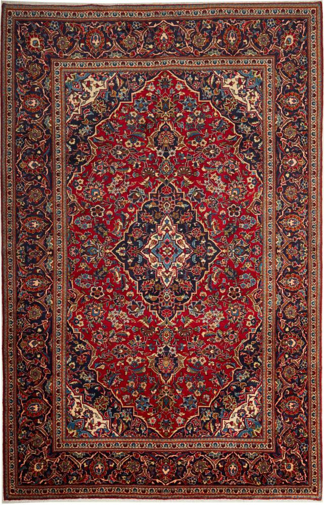 Persian Rug Keshan 10'3"x6'7" 10'3"x6'7", Persian Rug Knotted by hand
