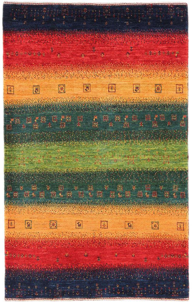 Persialainen matto Persia Gabbeh Loribaft Atash 125x81 125x81, Persialainen matto Solmittu käsin