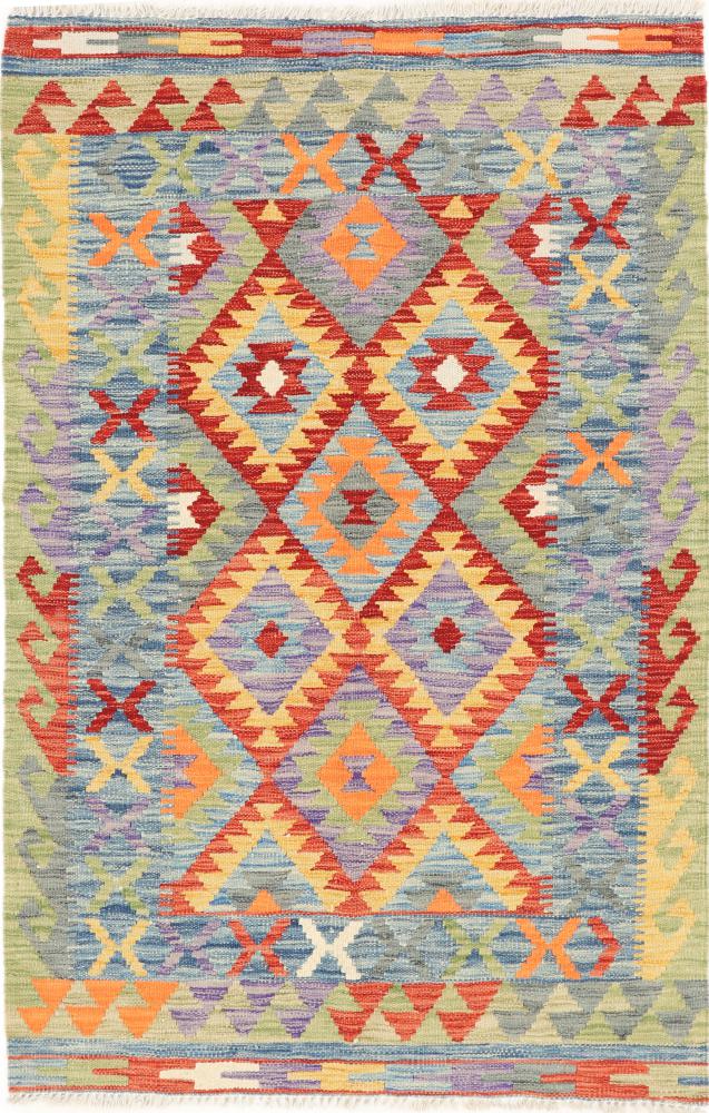 Dywan afgański Kilim Afghan 147x98 147x98, Dywan perski Ręcznie tkane