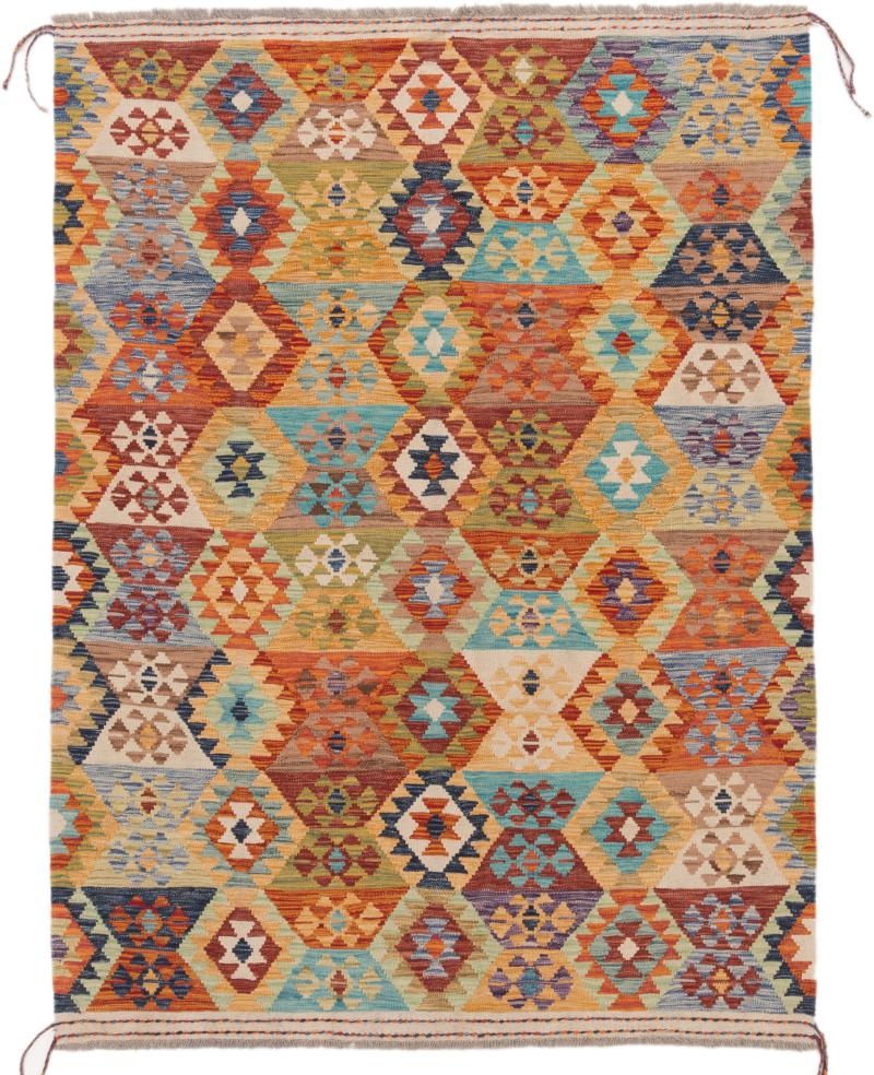 アフガンカーペット キリム アフガン 205x151 205x151,  ペルシャ絨毯 手織り