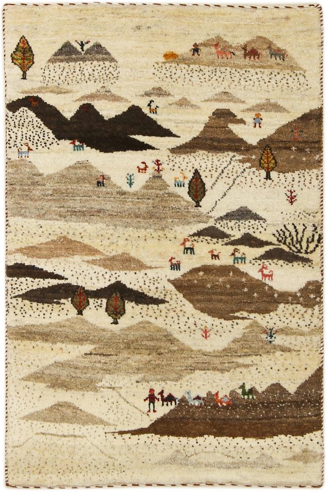  ペルシャ絨毯 ペルシャ ギャッベ ペルシャ ロリbaft Nature 89x59 89x59,  ペルシャ絨毯 手織り