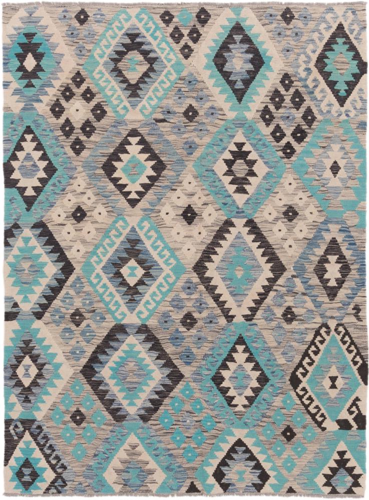 Dywan afgański Kilim Afghan 6'9"x5'0" 6'9"x5'0", Dywan perski Ręcznie tkane