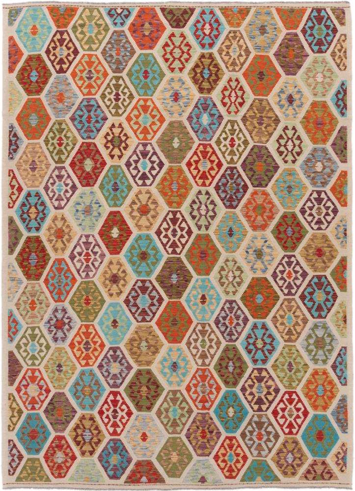 Afghansk tæppe Kelim Afghan 289x211 289x211, Persisk tæppe Håndvævet