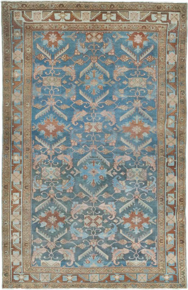 Persian Rug Hamadan Heritage 6'6"x4'1" 6'6"x4'1", Persian Rug Knotted by hand