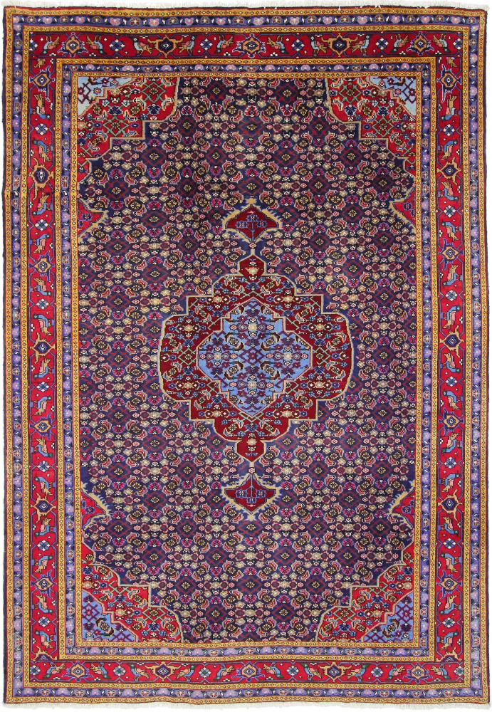 Persian Rug Ardebil 9'6"x6'6" 9'6"x6'6", Persian Rug Knotted by hand
