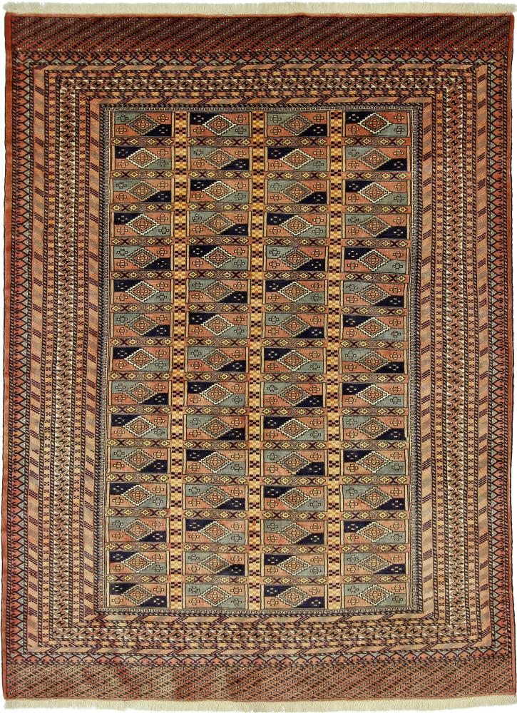 Persian Rug Turkaman 210x154 210x154, Persian Rug Knotted by hand
