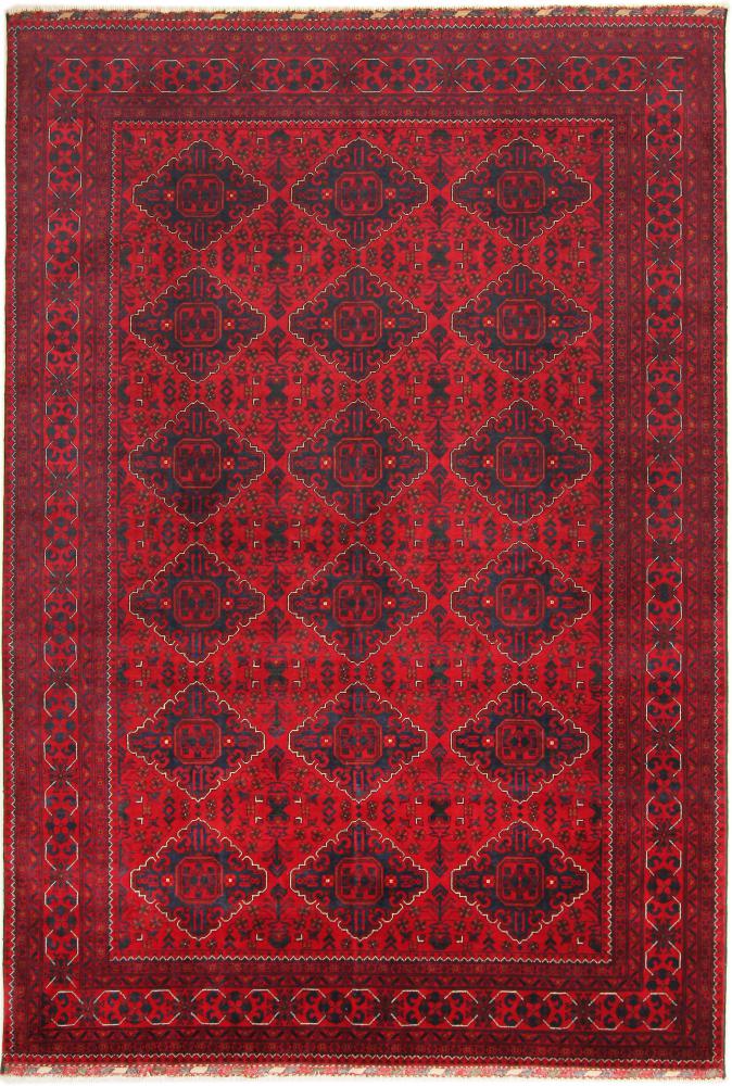 Afghan rug Khal Mohammadi 289x200 289x200, Persian Rug Knotted by hand