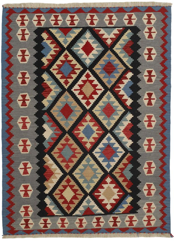 Persian Rug Kilim Fars 7'8"x5'10" 7'8"x5'10", Persian Rug Woven by hand
