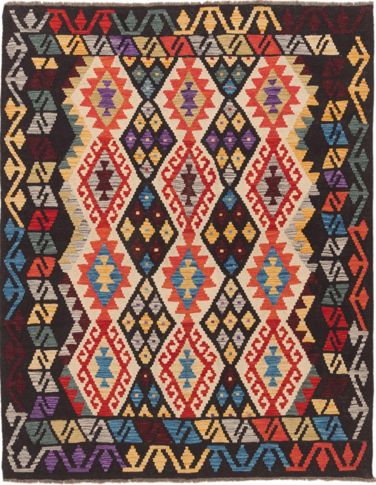 Tapis afghan Kilim Afghan 6'4"x5'1" 6'4"x5'1", Tapis persan Tissé à la main