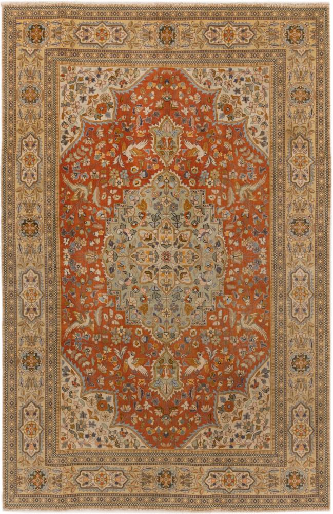 Persian Rug Tabriz Patina 277x181 277x181, Persian Rug Knotted by hand