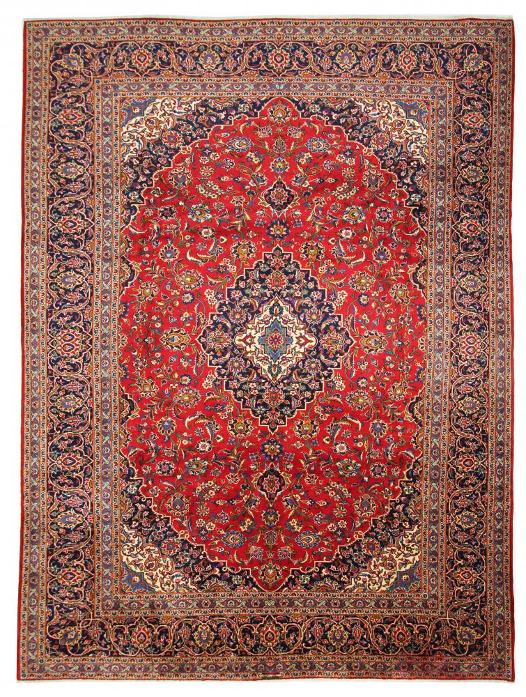 Persisk matta Keshan 418x307 418x307, Persisk matta Knuten för hand
