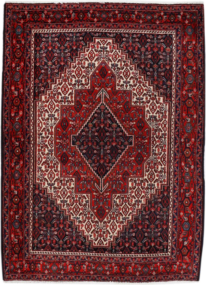 Tapis persan Senneh 5'7"x4'0" 5'7"x4'0", Tapis persan Noué à la main