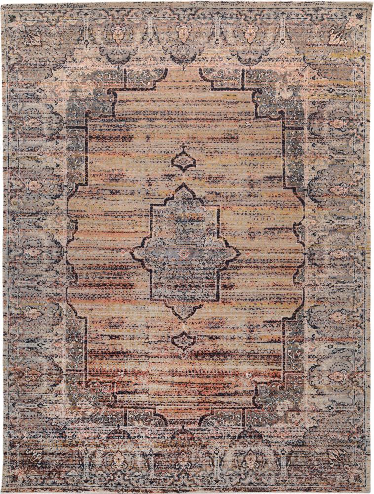 Indiaas tapijt Sadraa 12'0"x9'0" 12'0"x9'0", Perzisch tapijt Handgeknoopte