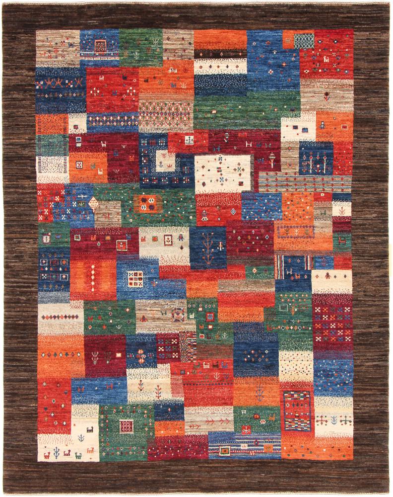 Perzisch tapijt Perzisch Gabbeh Loribaft Nowbaft 6'7"x5'4" 6'7"x5'4", Perzisch tapijt Handgeknoopte