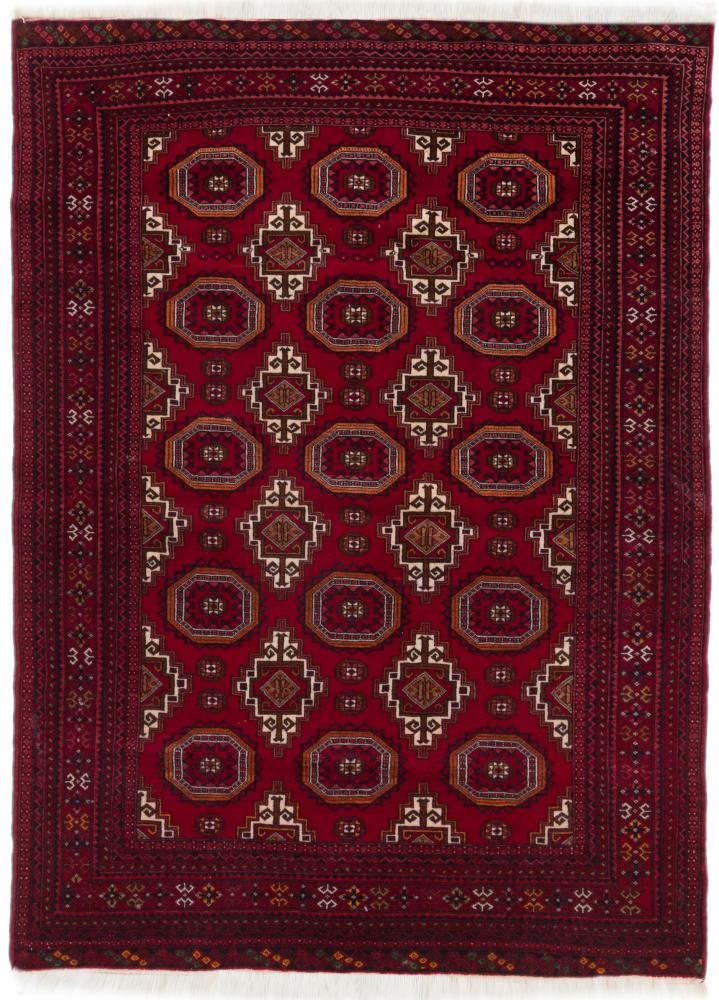 Persisk matta Turkaman Silkesvarp 5'7"x4'0" 5'7"x4'0", Persisk matta Knuten för hand