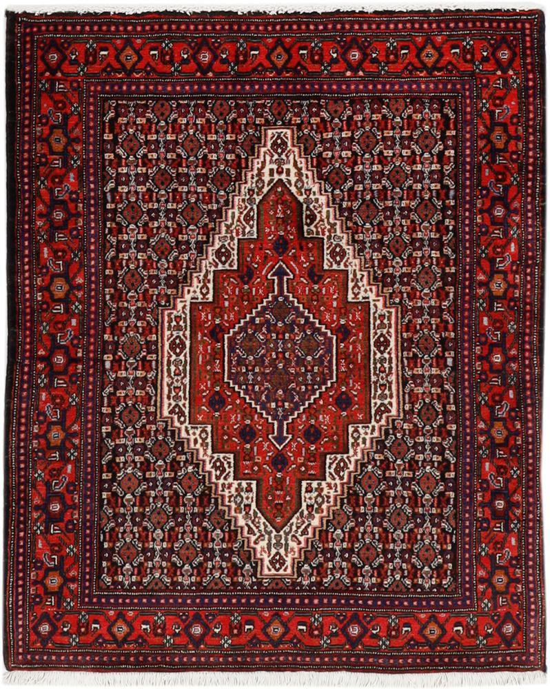 Perzisch tapijt Senneh 145x119 145x119, Perzisch tapijt Handgeknoopte