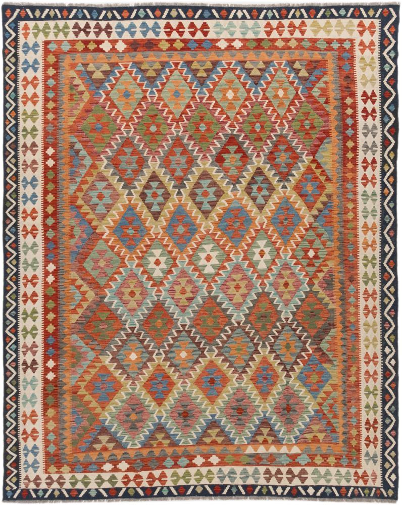Afganistan-matto Kelim Afghan 10'0"x8'0" 10'0"x8'0", Persialainen matto kudottu