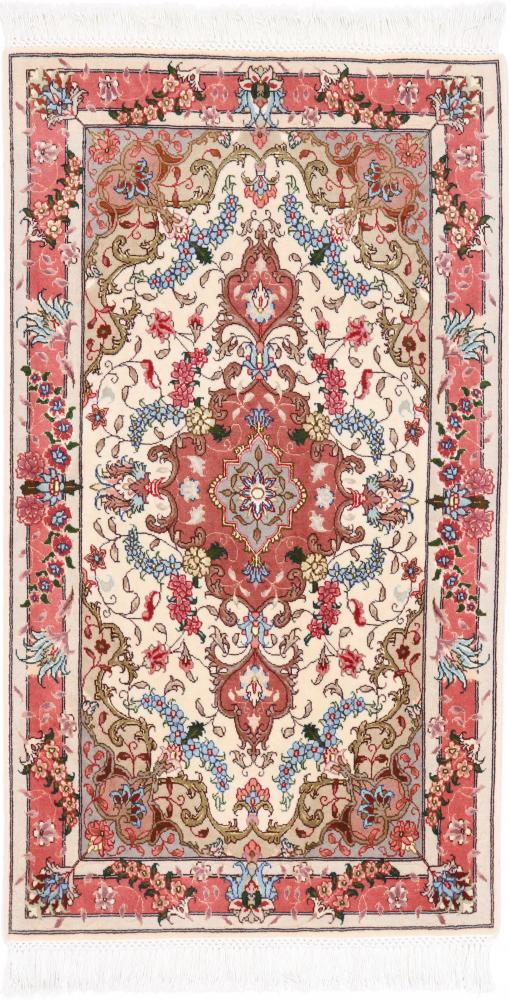 Perzisch tapijt Tabriz 50Raj 4'2"x2'5" 4'2"x2'5", Perzisch tapijt Handgeknoopte