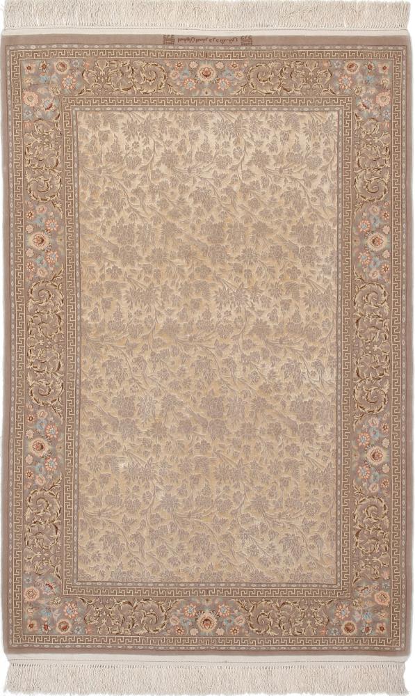 Perserteppich Isfahan Seidenkette 167x111 167x111, Perserteppich Handgeknüpft