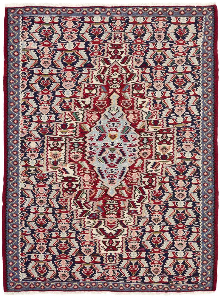 Persian Rug Kilim Fars Senneh 105x82 105x82, Persian Rug Knotted by hand