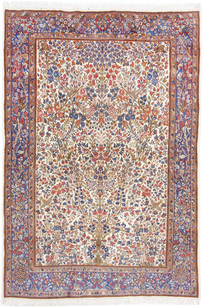 Persisk tæppe Kerman 254x189 254x189, Persisk tæppe Knyttet i hånden