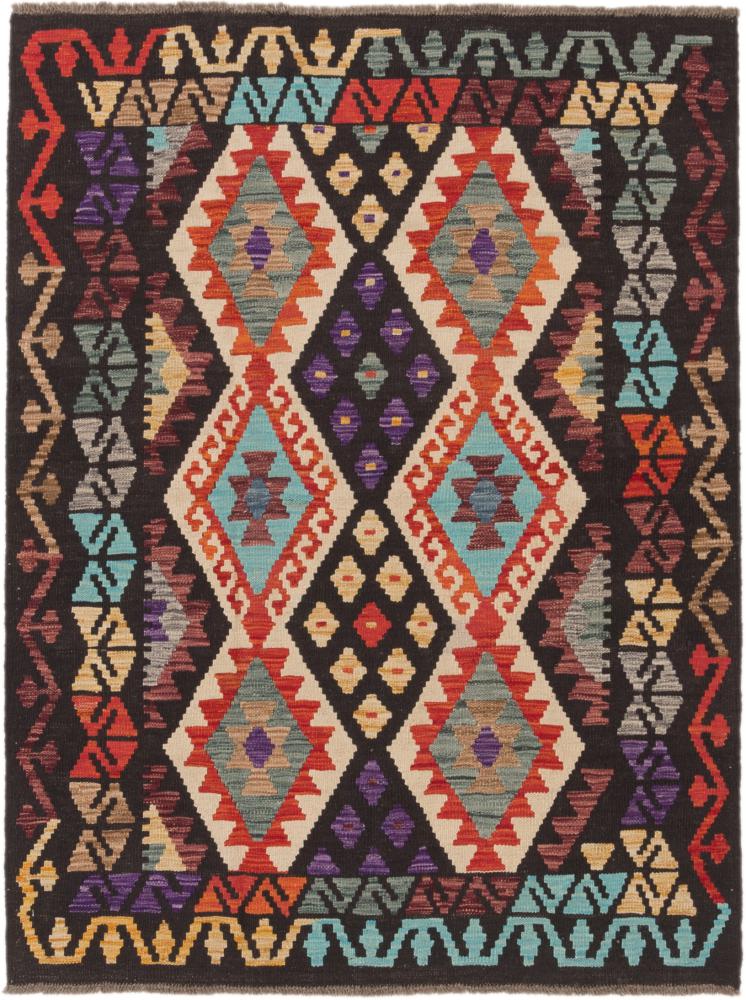 Alfombra afgana Kilim Afghan 170x130 170x130, Alfombra persa Tejido a mano