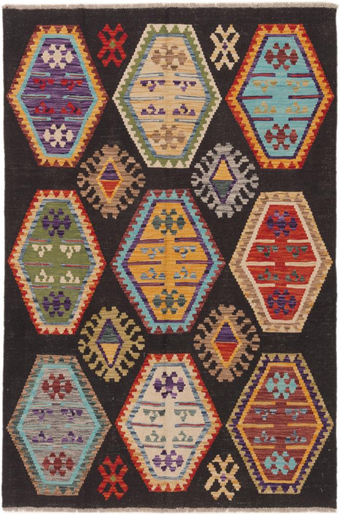 Afghanischer Teppich Kelim Afghan 182x121 182x121, Perserteppich Handgewebt