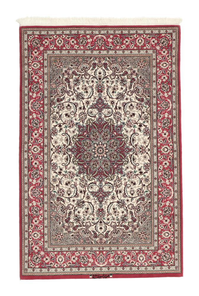 Persisk matta Isfahan Silkesvarp 174x111 174x111, Persisk matta Knuten för hand