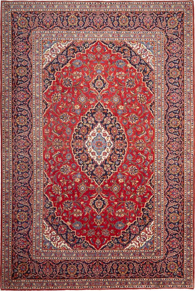 Tapis persan Kashan 305x201 305x201, Tapis persan Noué à la main