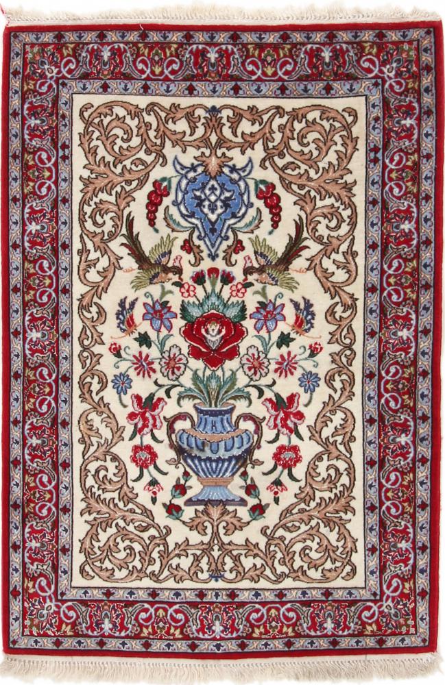 Persisk tæppe Isfahan 104x70 104x70, Persisk tæppe Knyttet i hånden