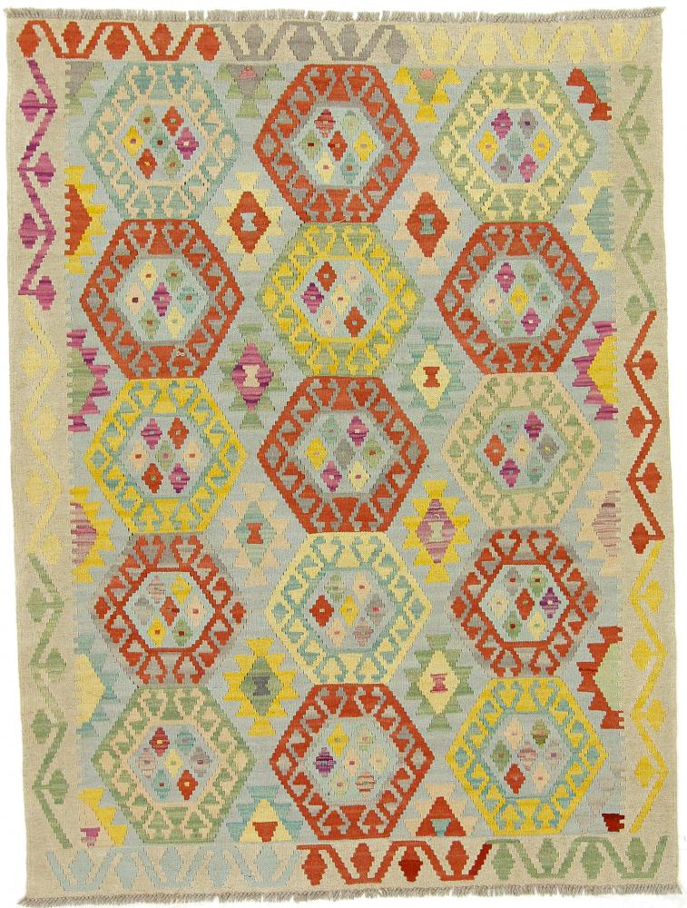 Afghaans tapijt Kilim Afghan 171x131 171x131, Perzisch tapijt Handgeweven