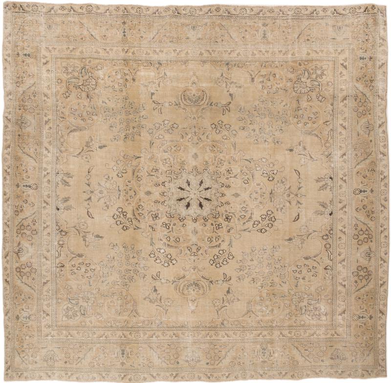 Tapis persan Vintage 278x281 278x281, Tapis persan Noué à la main