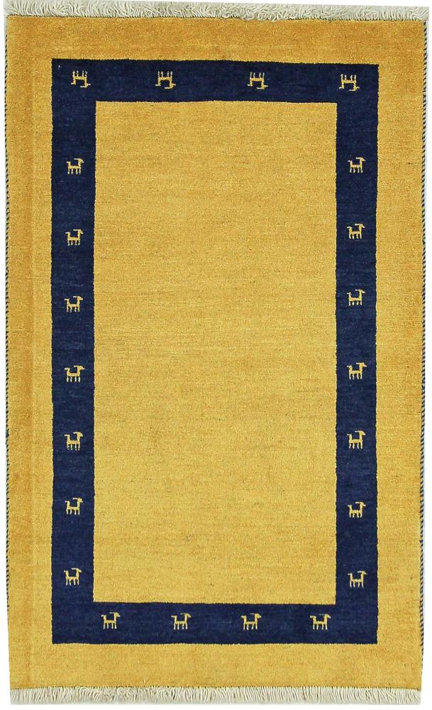 Tapis persan Persan Gabbeh Loribaft 134x84 134x84, Tapis persan Noué à la main