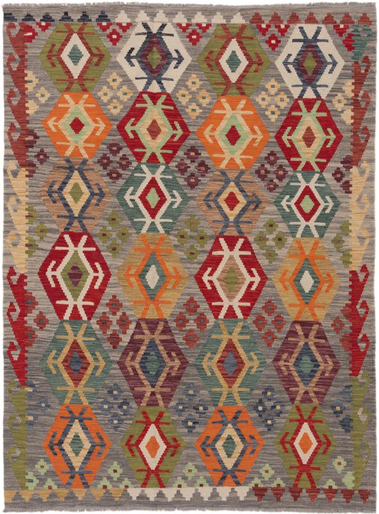 Alfombra afgana Kilim Afghan 205x152 205x152, Alfombra persa Tejido a mano