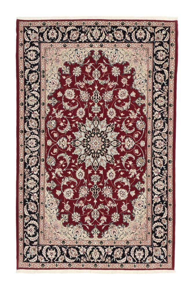 Tapis persan Ispahan Chaîne de Soie 171x109 171x109, Tapis persan Noué à la main