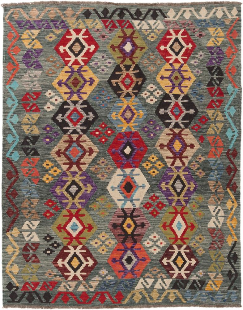 Afghanischer Teppich Kelim Afghan 201x158 201x158, Perserteppich Handgewebt