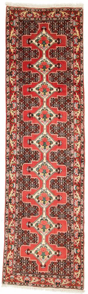 Persian Rug Senneh 9'8"x2'9" 9'8"x2'9", Persian Rug Knotted by hand